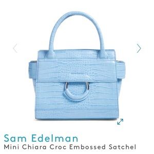 Sam Edelman Mini Croc Crossbody Purse